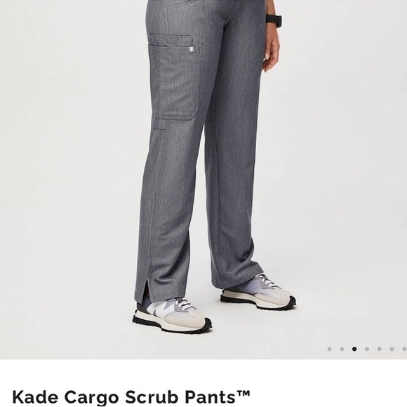 FIGS Cade Cargo Scrub Pants Women’s Size XXL Gray | 9-Pocket Medical Scrubs - Picture 6 of 13